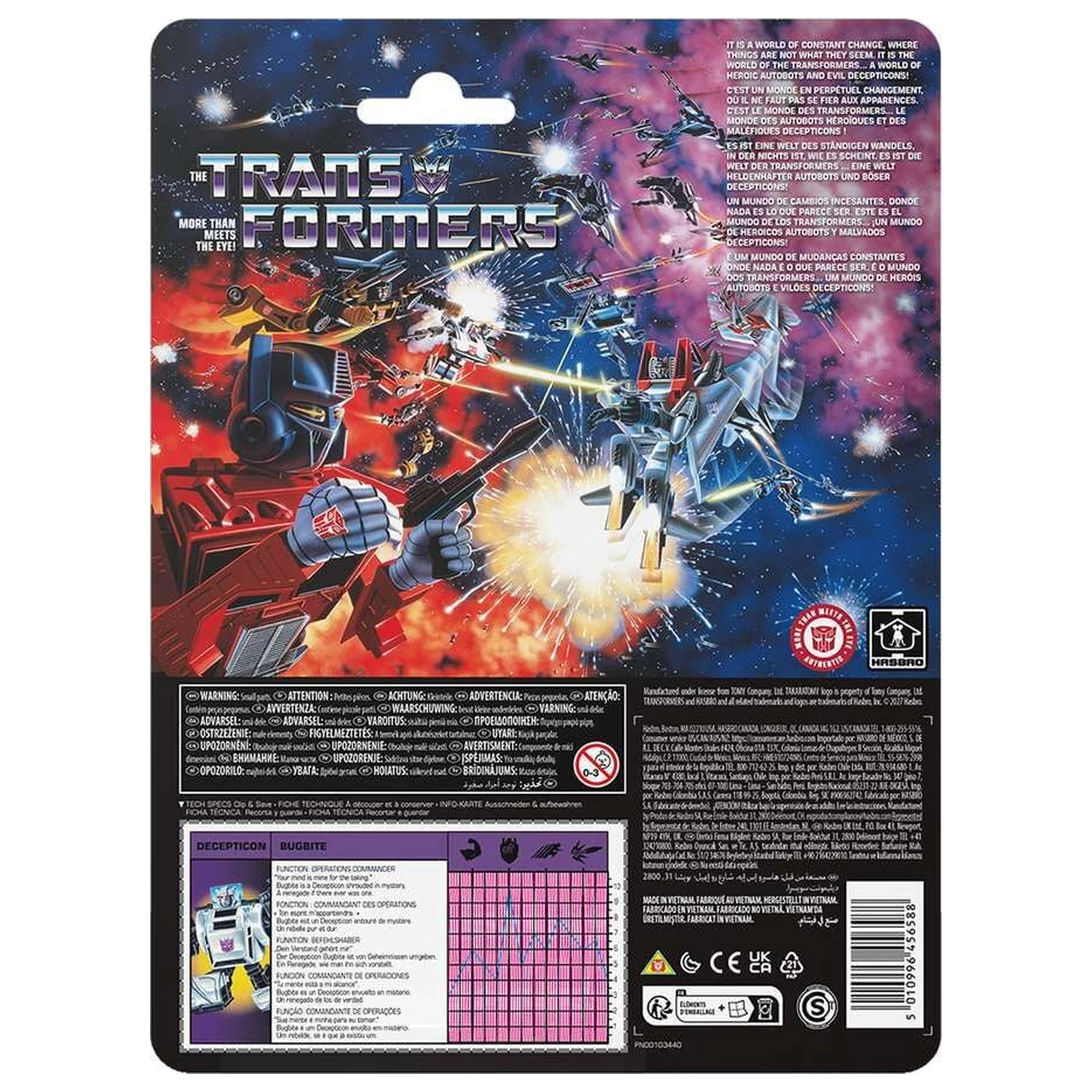 Transformers More Than Meets The Eye Decepticon Bugbite figura 10 cm fotografija izdelka