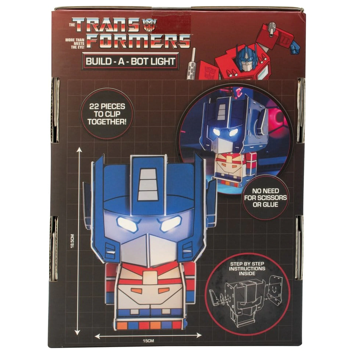 Transformers Sestavljiva svetilka Optimus Prime fotografija izdelka