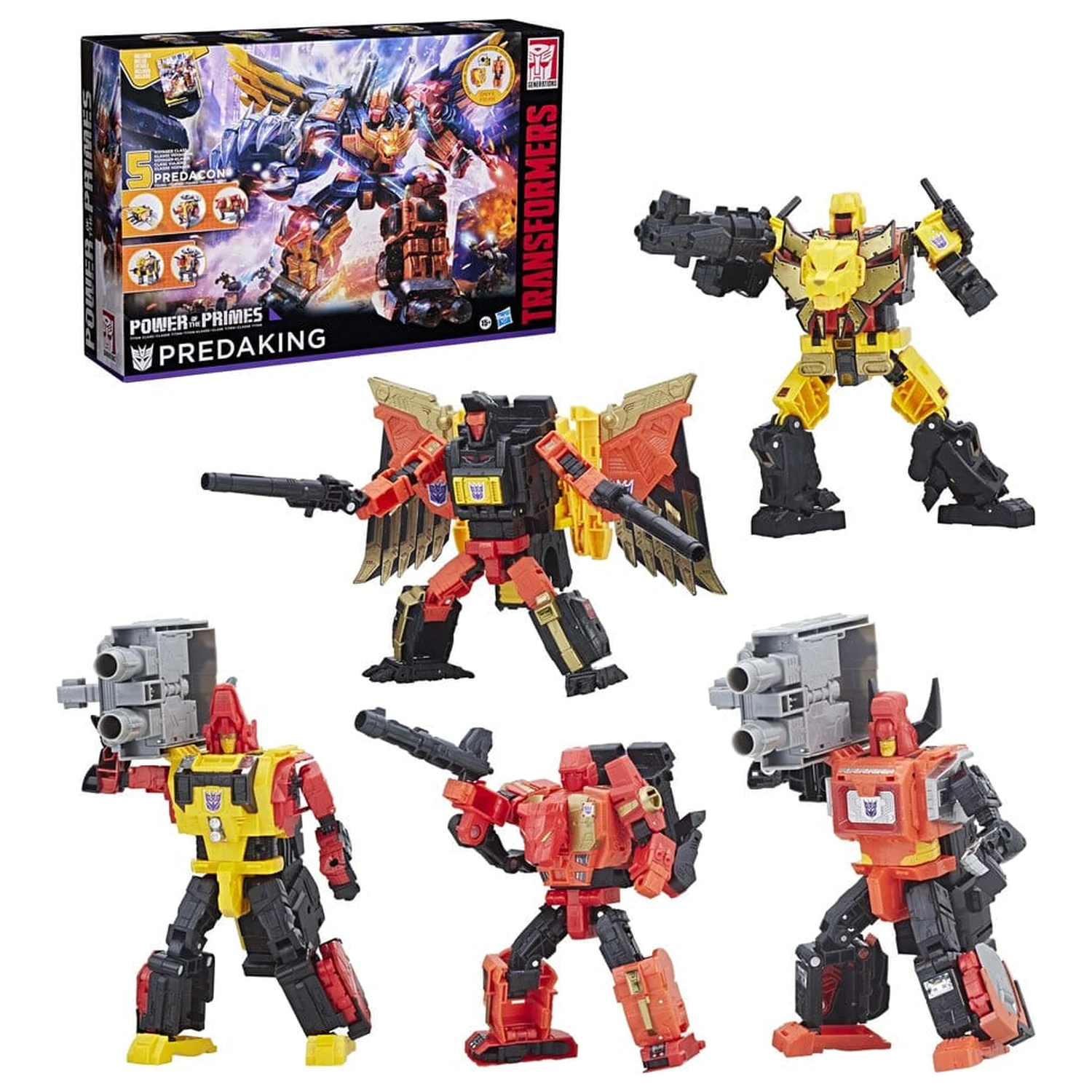Transformers Power of the Primes Combiner Akcijska figura Predaking 45 cm fotografija izdelka