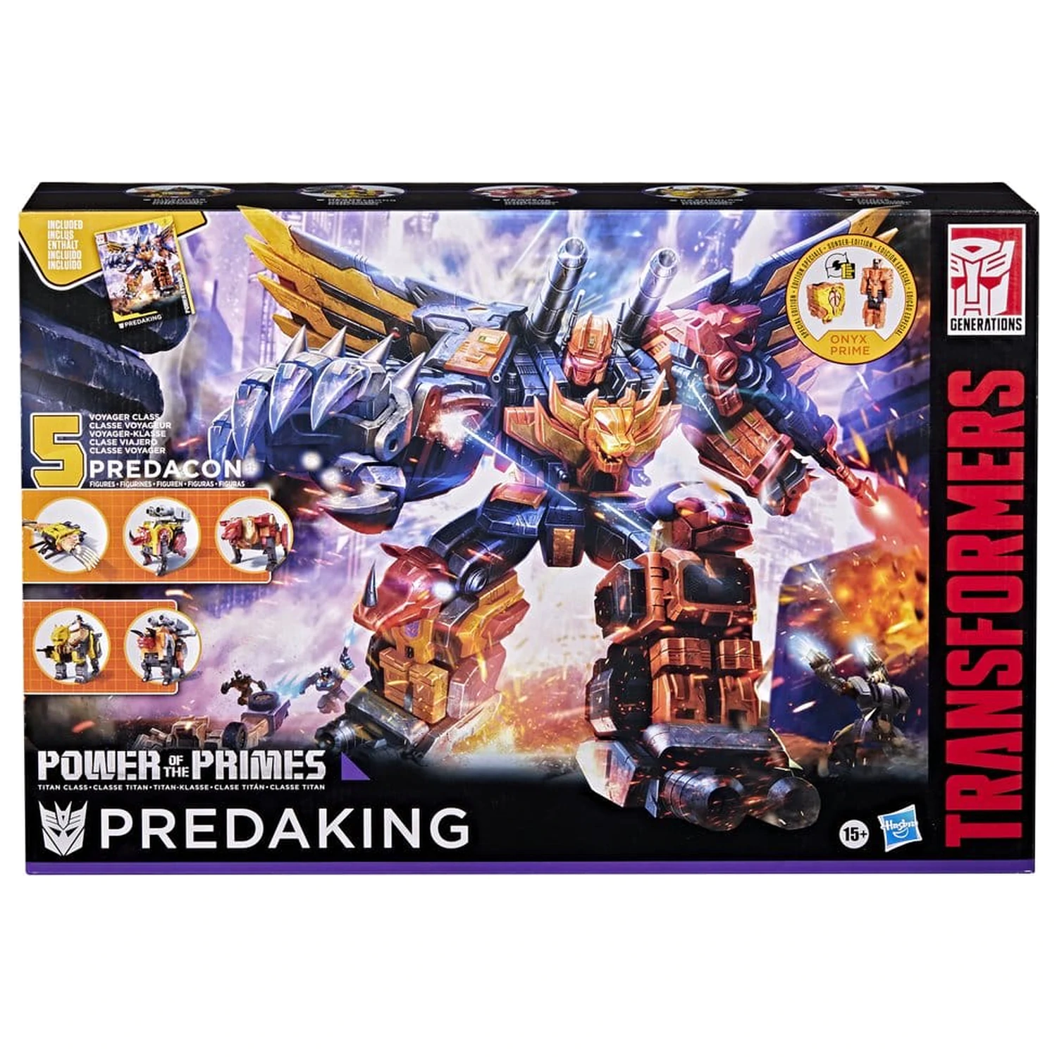 Transformers Power of the Primes Combiner Akcijska figura Predaking 45 cm fotografija izdelka
