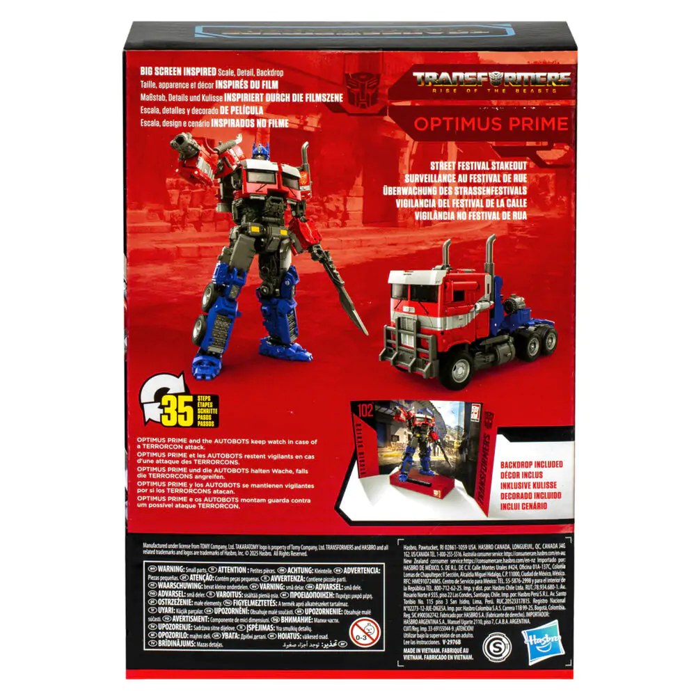 Transformers Rise of the Beast Studio Series Optimus Prime figura 16,5 cm fotografija izdelka