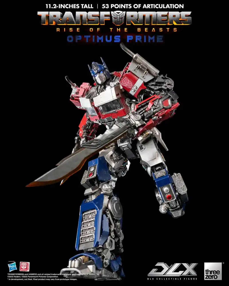 Transformers: Rise of the Beasts DLX Akcijska figura 1/6 Optimus Prime 28 cm fotografija izdelka