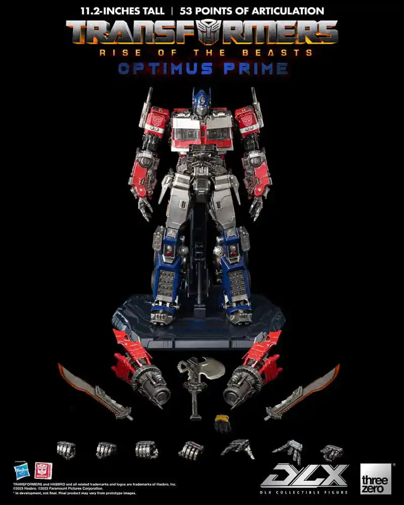 Transformers: Rise of the Beasts DLX Akcijska figura 1/6 Optimus Prime 28 cm fotografija izdelka