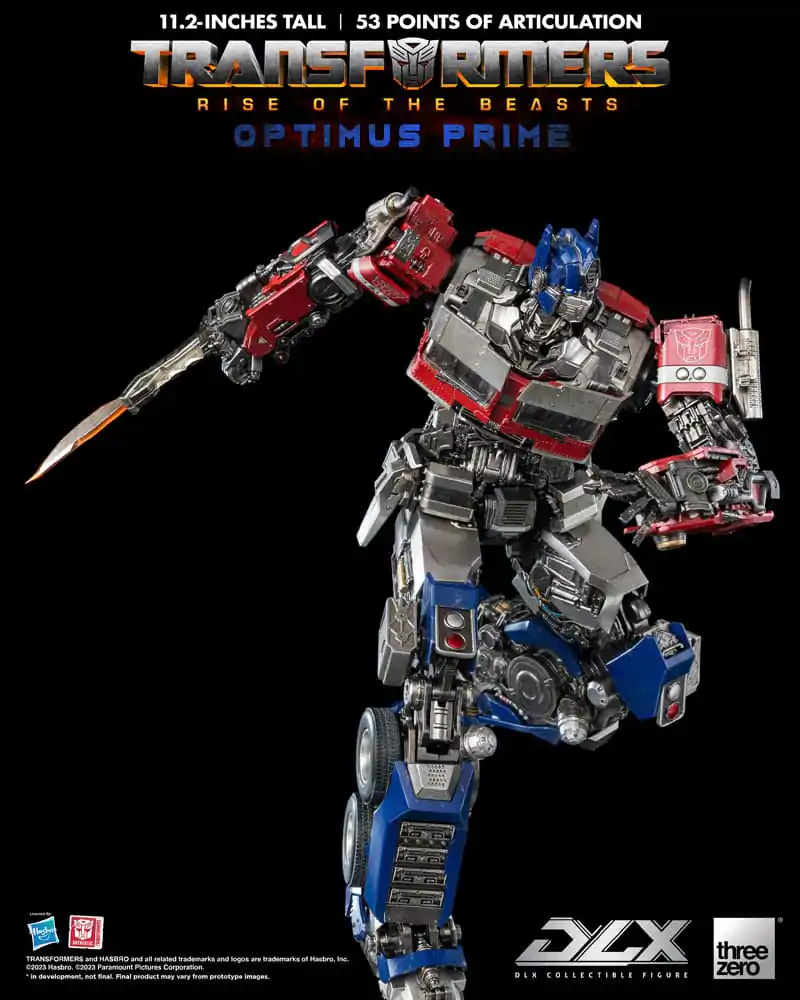 Transformers: Rise of the Beasts DLX Akcijska figura 1/6 Optimus Prime 28 cm fotografija izdelka