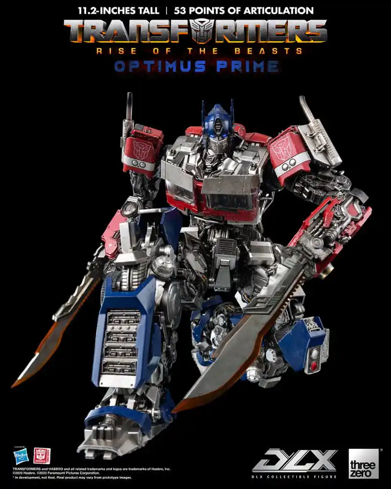 Transformers: Rise of the Beasts DLX Akcijska figura 1/6 Optimus Prime 28 cm fotografija izdelka