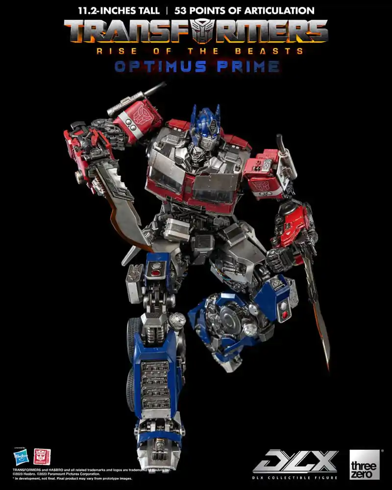 Transformers: Rise of the Beasts DLX Akcijska figura 1/6 Optimus Prime 28 cm fotografija izdelka