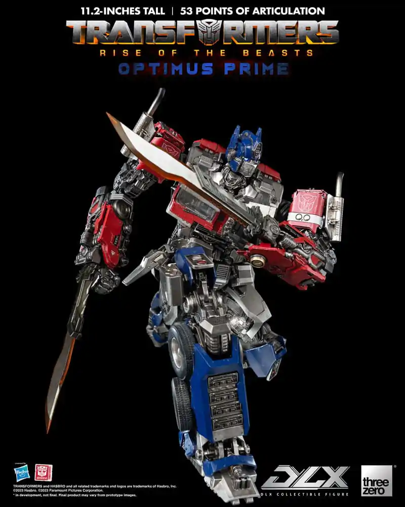 Transformers: Rise of the Beasts DLX Akcijska figura 1/6 Optimus Prime 28 cm fotografija izdelka