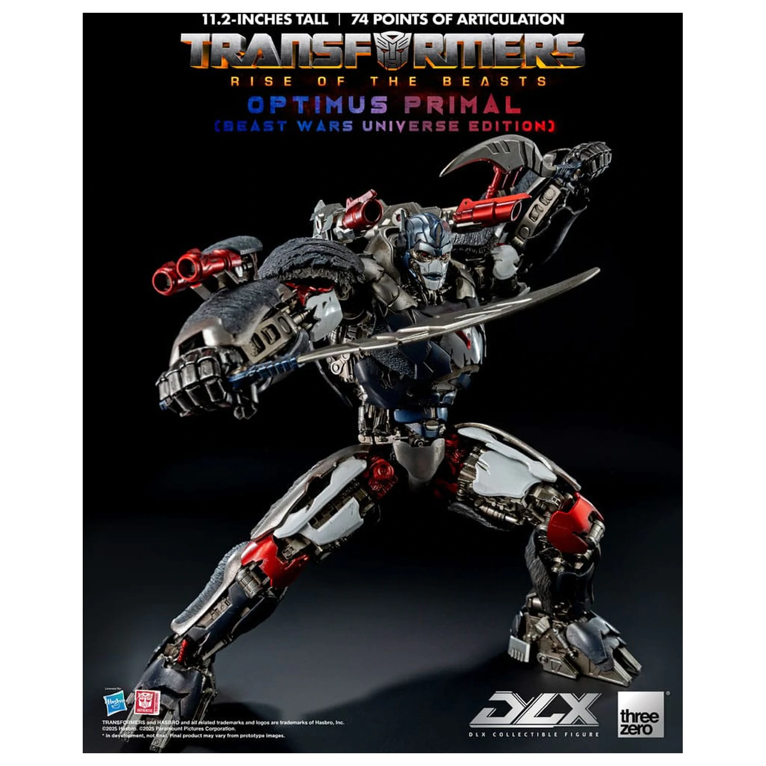 Transformers: Rise of the Beasts DLX akcijska figura Optimus Primal (Beast Wars Universe Edition) 29 cm fotografija izdelka