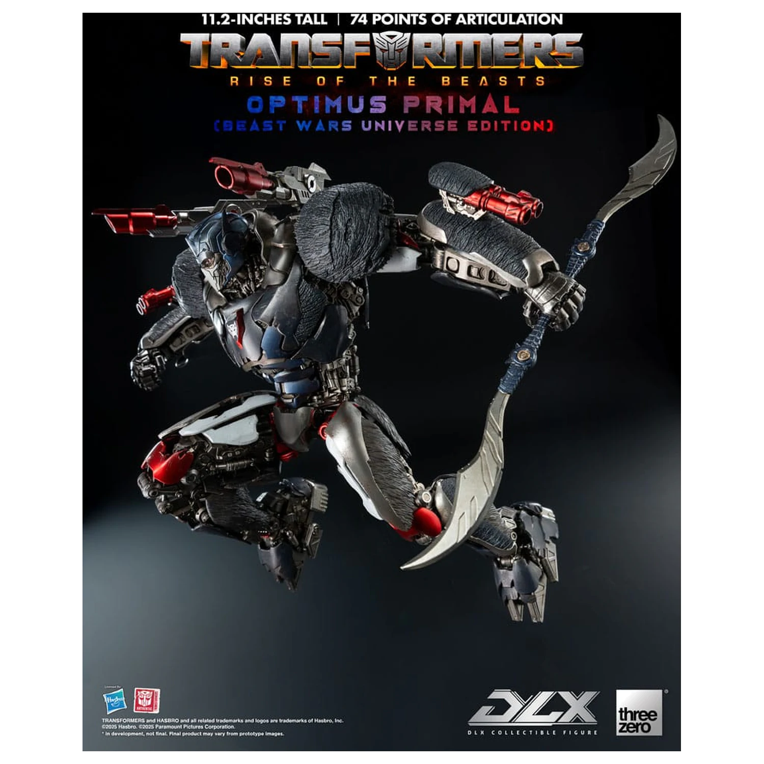 Transformers: Rise of the Beasts DLX akcijska figura Optimus Primal (Beast Wars Universe Edition) 29 cm fotografija izdelka