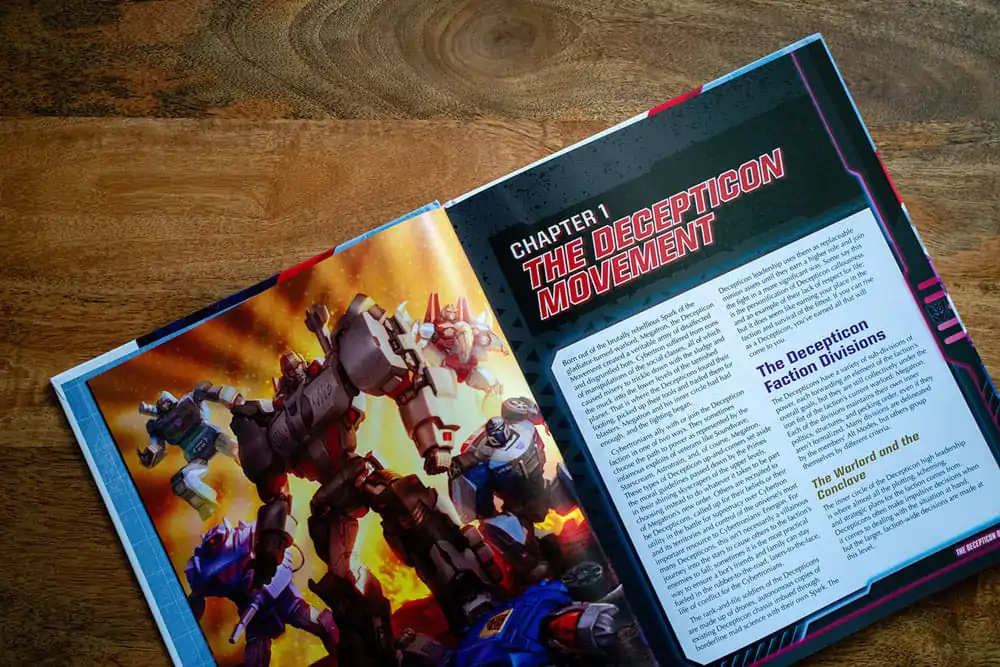 Transformers RPG knjiga Decepticon Directive Sourcebook *Englische Version* fotografija izdelka