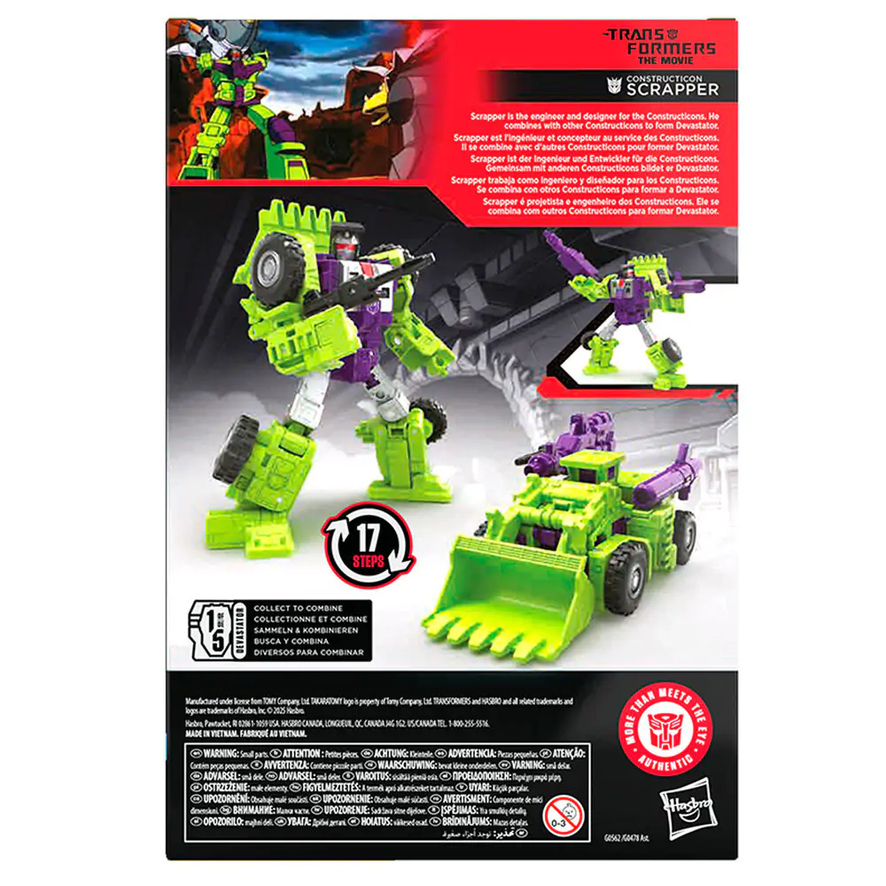 Transformers Studio Series Constructicon Scrapper figura 16,5 cm fotografija izdelka