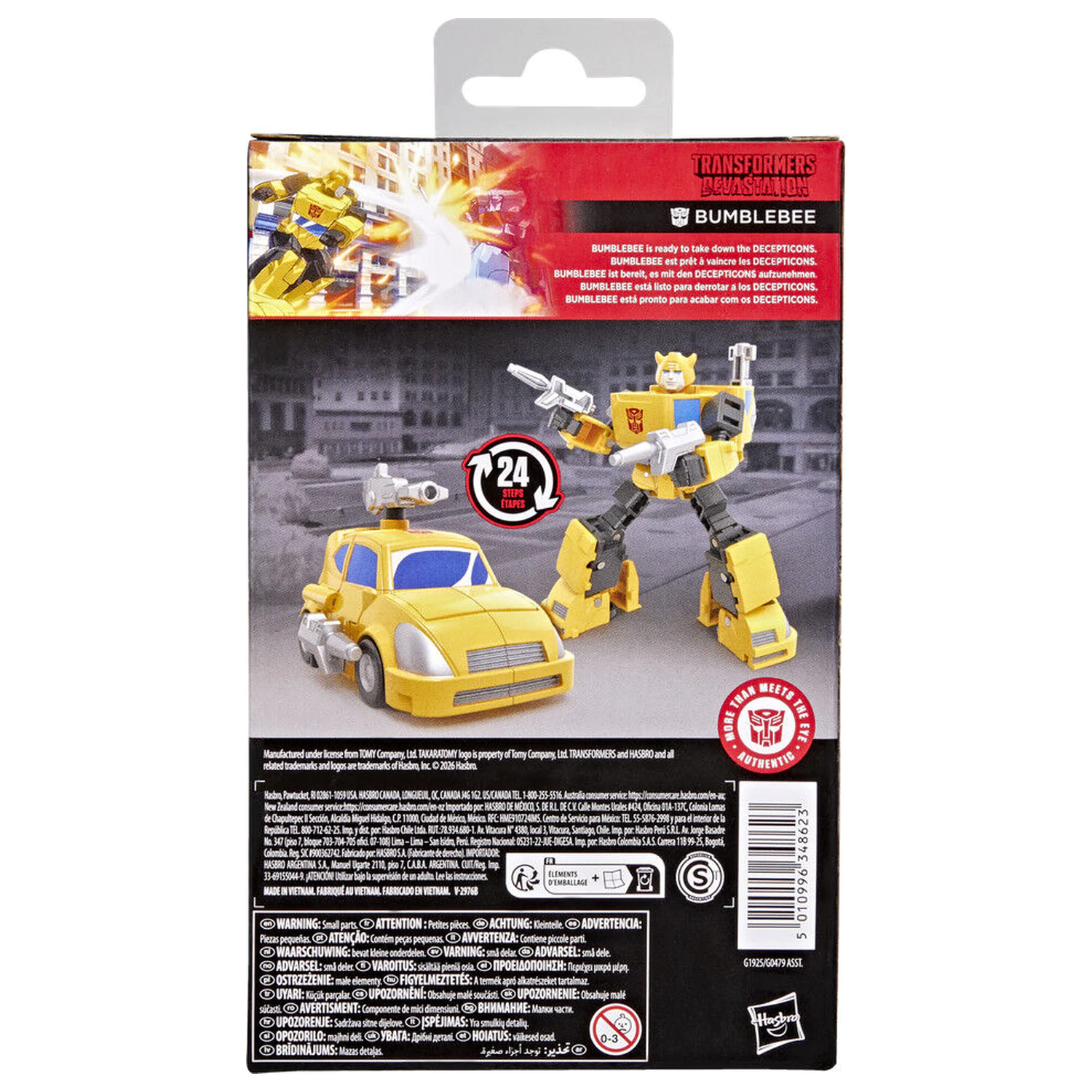 Transformers Studio Series - Transformers Devastation Deluxe Class Bumblebee figura 10,5cm fotografija izdelka