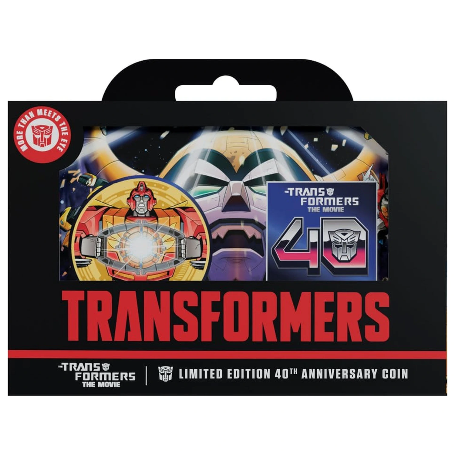 Transformers Zbirateljski kovanec The Movie 40th Anniversary Limited Edition 24k Gold Plated fotografija izdelka