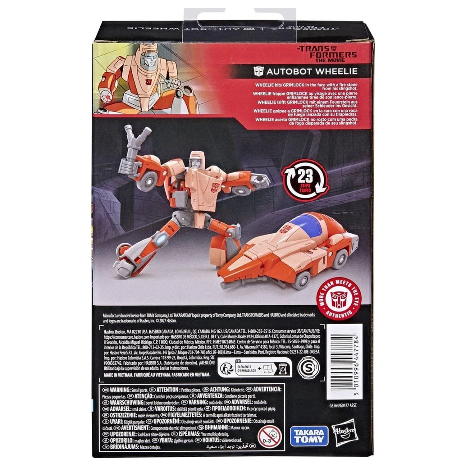 Transformers The Movie Autobot Wheelie figura 11,4 cm fotografija izdelka