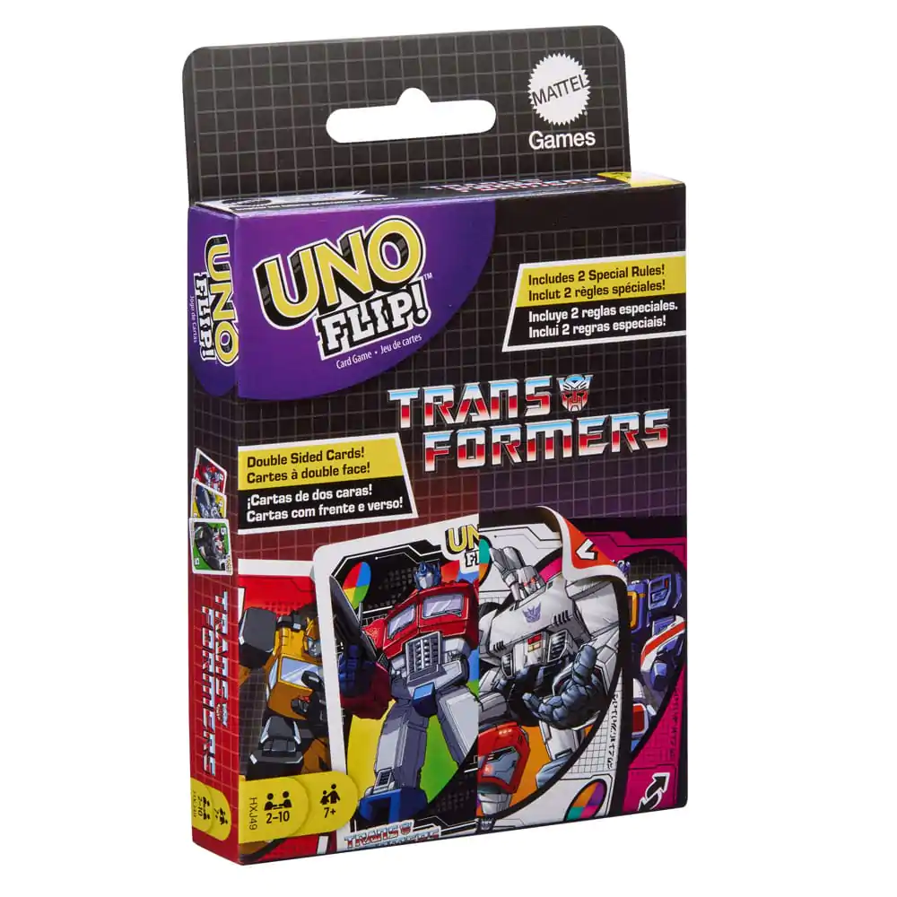 Transformers UNO Flip! igra s kartami fotografija izdelka