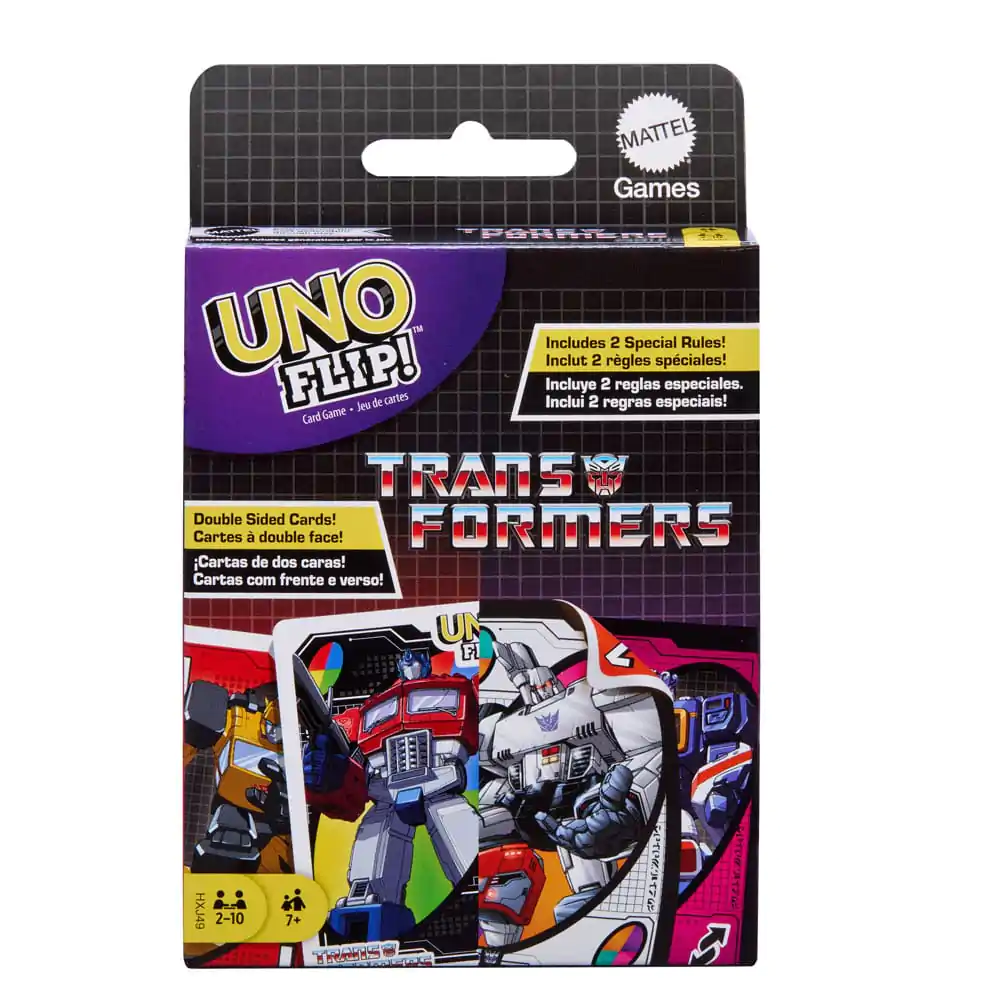 Transformers UNO Flip! igra s kartami fotografija izdelka