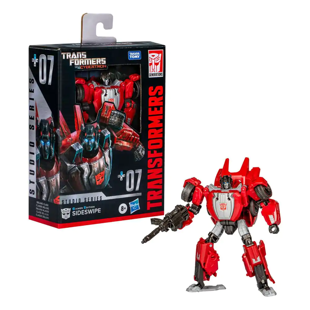 Transformers: War for Cybertron Studio Series Deluxe Class akcijska figura Gamer Edition Sideswipe 11 cm fotografija izdelka