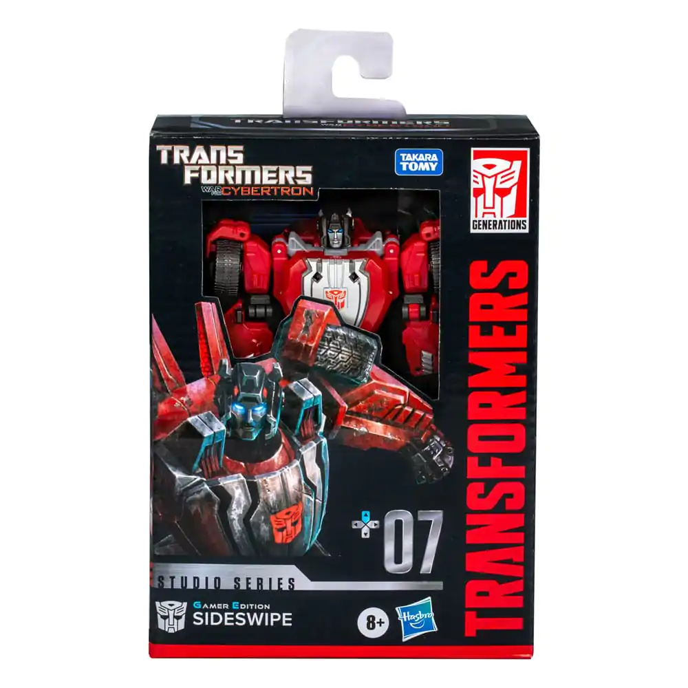 Transformers: War for Cybertron Studio Series Deluxe Class akcijska figura Gamer Edition Sideswipe 11 cm fotografija izdelka