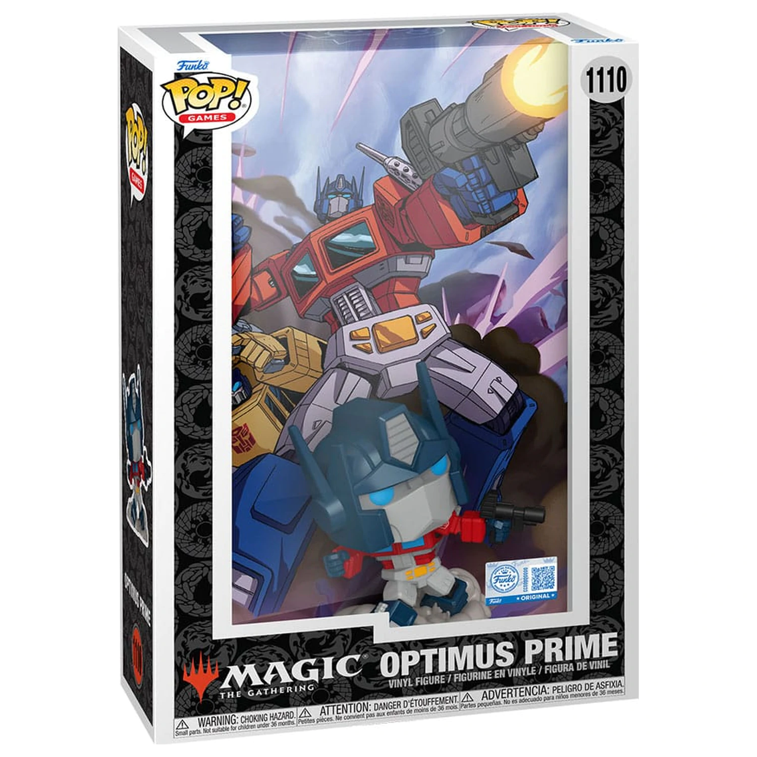 Transformers X MTG Funko POP! Comic Covers Vinilna figura Optimus Prime (Magic the Gathering) fotografija izdelka