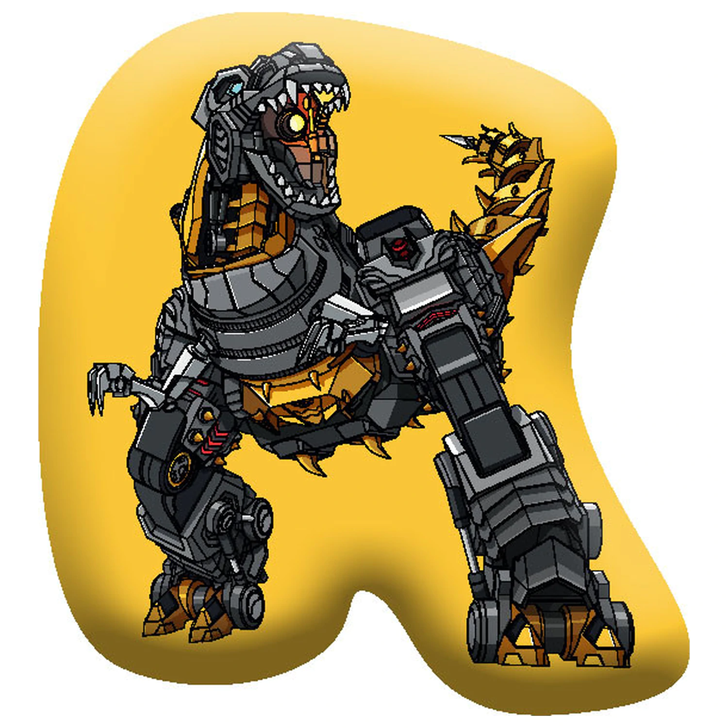 Transformers Yellow Shaped Blazina fotografija izdelka
