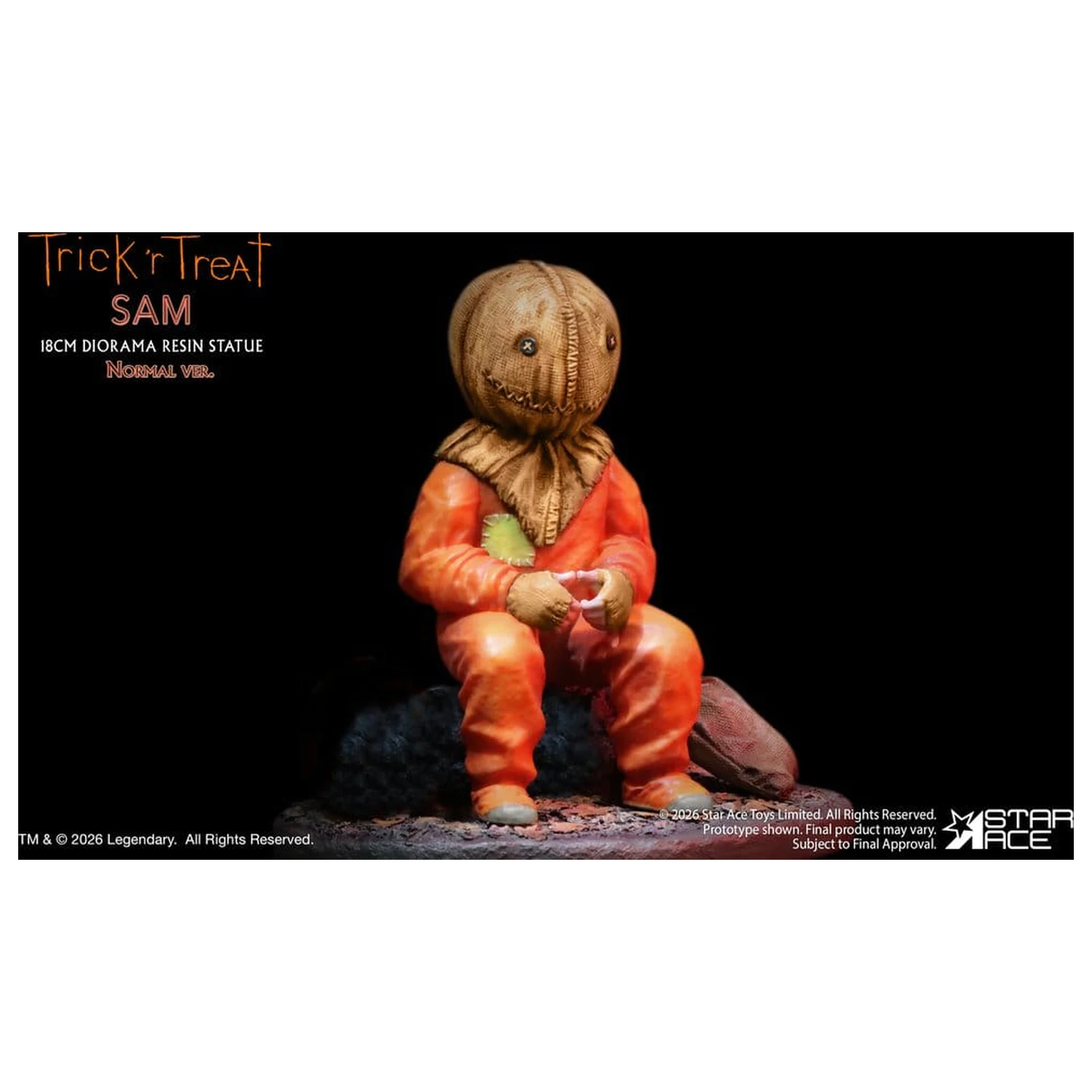 Trick R Treat Diorama kip iz smole Sam NX 18 cm fotografija izdelka
