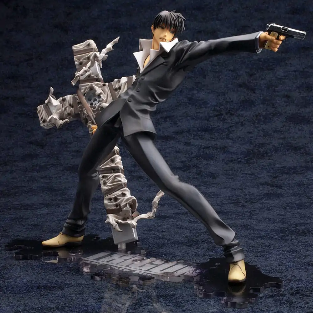 Trigun Badlands Rumble ARTFX J kip 1/8 Nicholas D. Wolfwood Renewal Package verzija 20 cm fotografija izdelka