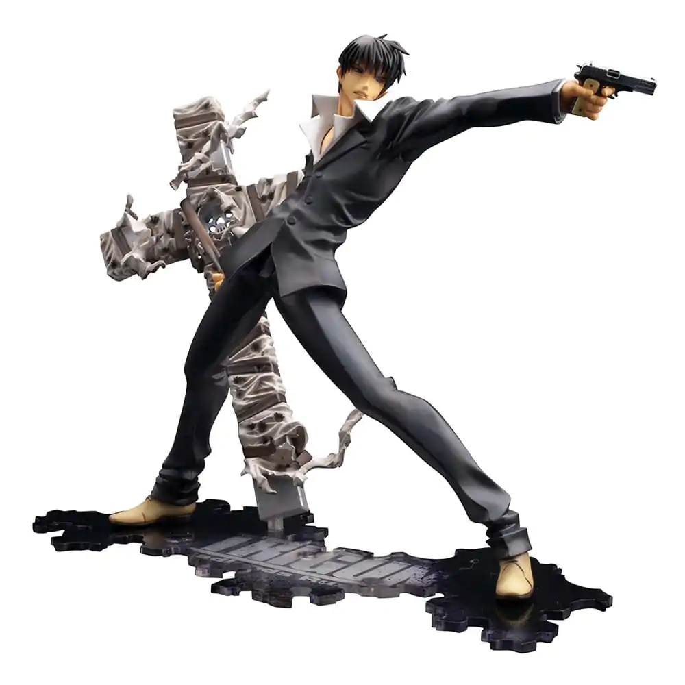 Trigun Badlands Rumble ARTFX J kip 1/8 Nicholas D. Wolfwood Renewal Package verzija 20 cm fotografija izdelka