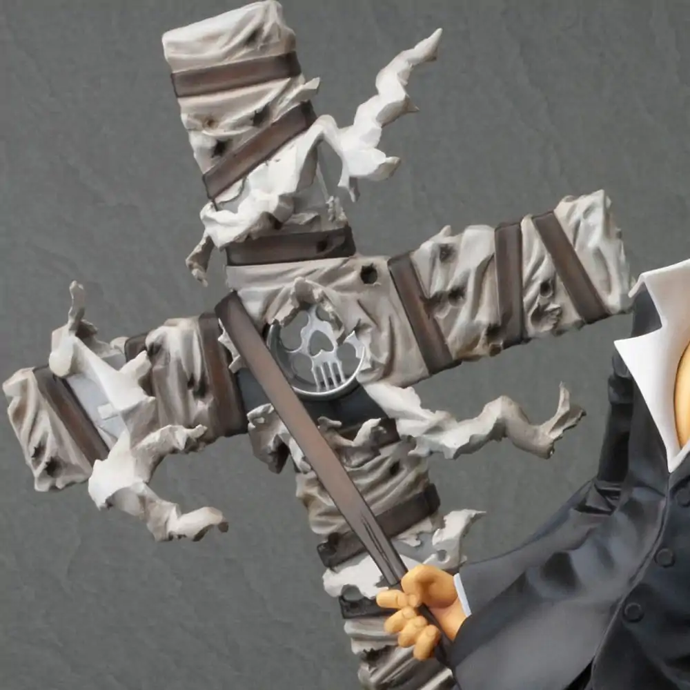 Trigun Badlands Rumble ARTFX J kip 1/8 Nicholas D. Wolfwood Renewal Package verzija 20 cm fotografija izdelka