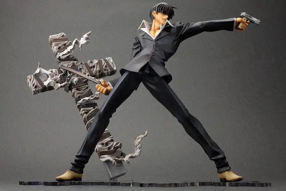 Trigun Badlands Rumble ARTFX J kip 1/8 Nicholas D. Wolfwood Renewal Package verzija 20 cm fotografija izdelka