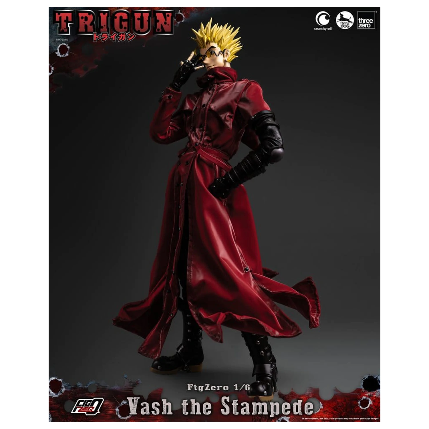 Trigun FigZero akcijska figura 1/6 Vash the Stampede 31 cm fotografija izdelka
