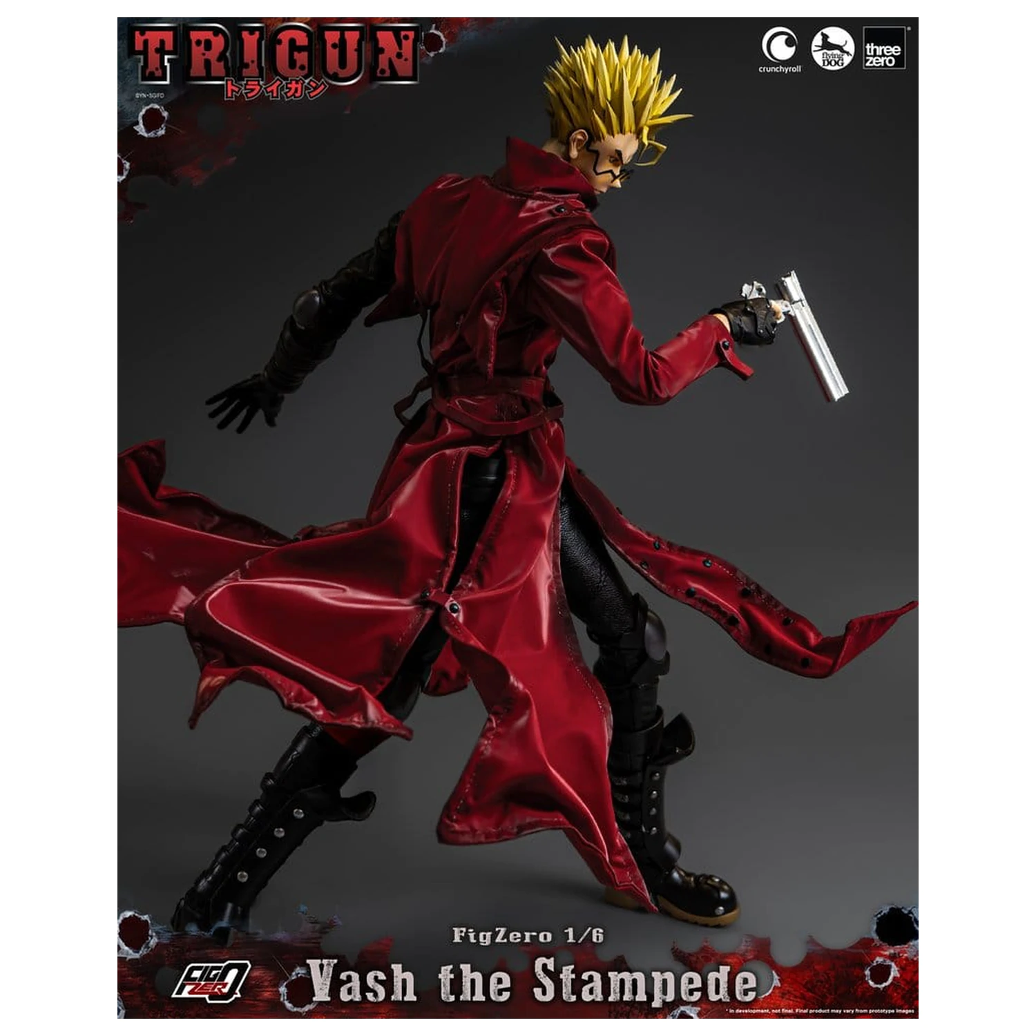 Trigun FigZero akcijska figura 1/6 Vash the Stampede 31 cm fotografija izdelka