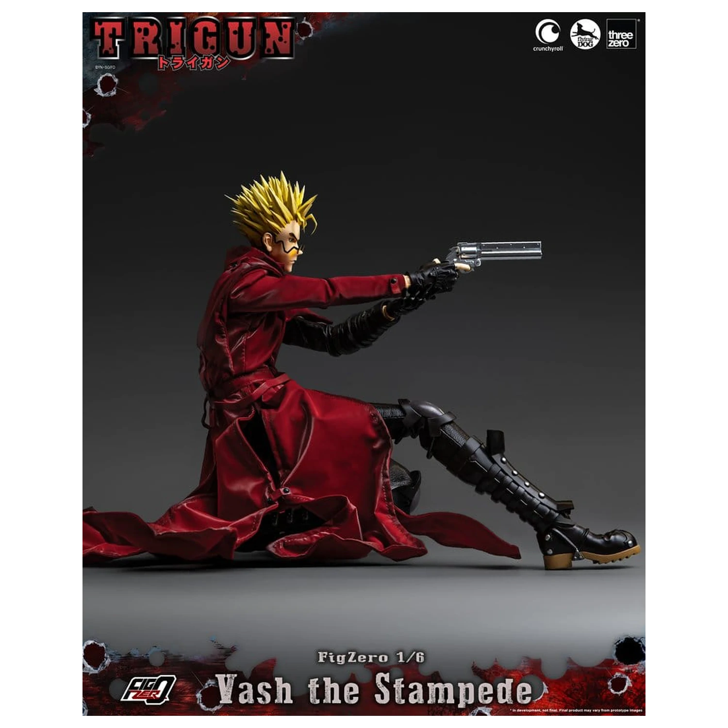 Trigun FigZero akcijska figura 1/6 Vash the Stampede 31 cm fotografija izdelka