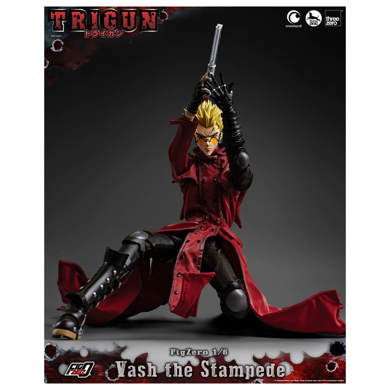 Trigun FigZero akcijska figura 1/6 Vash the Stampede 31 cm fotografija izdelka