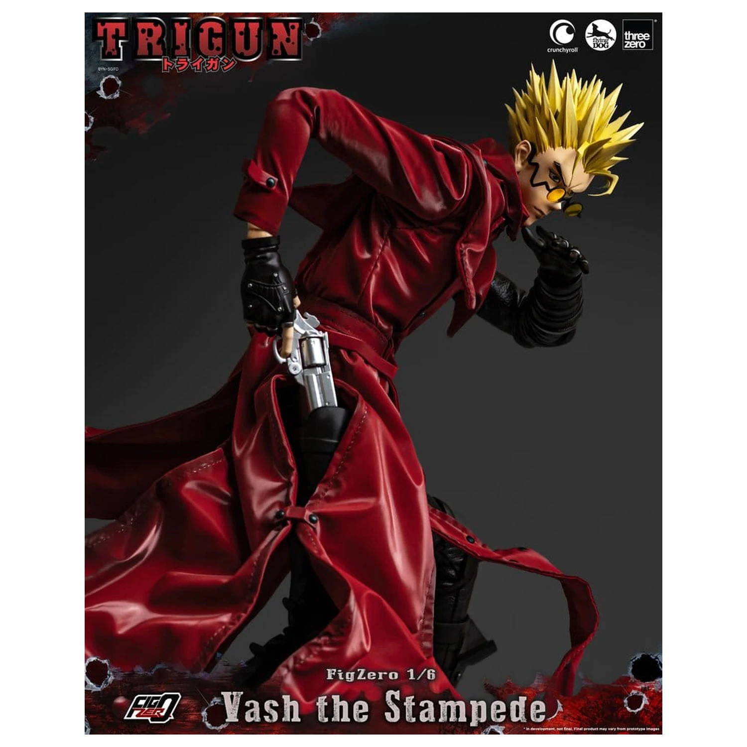 Trigun FigZero akcijska figura 1/6 Vash the Stampede 31 cm fotografija izdelka