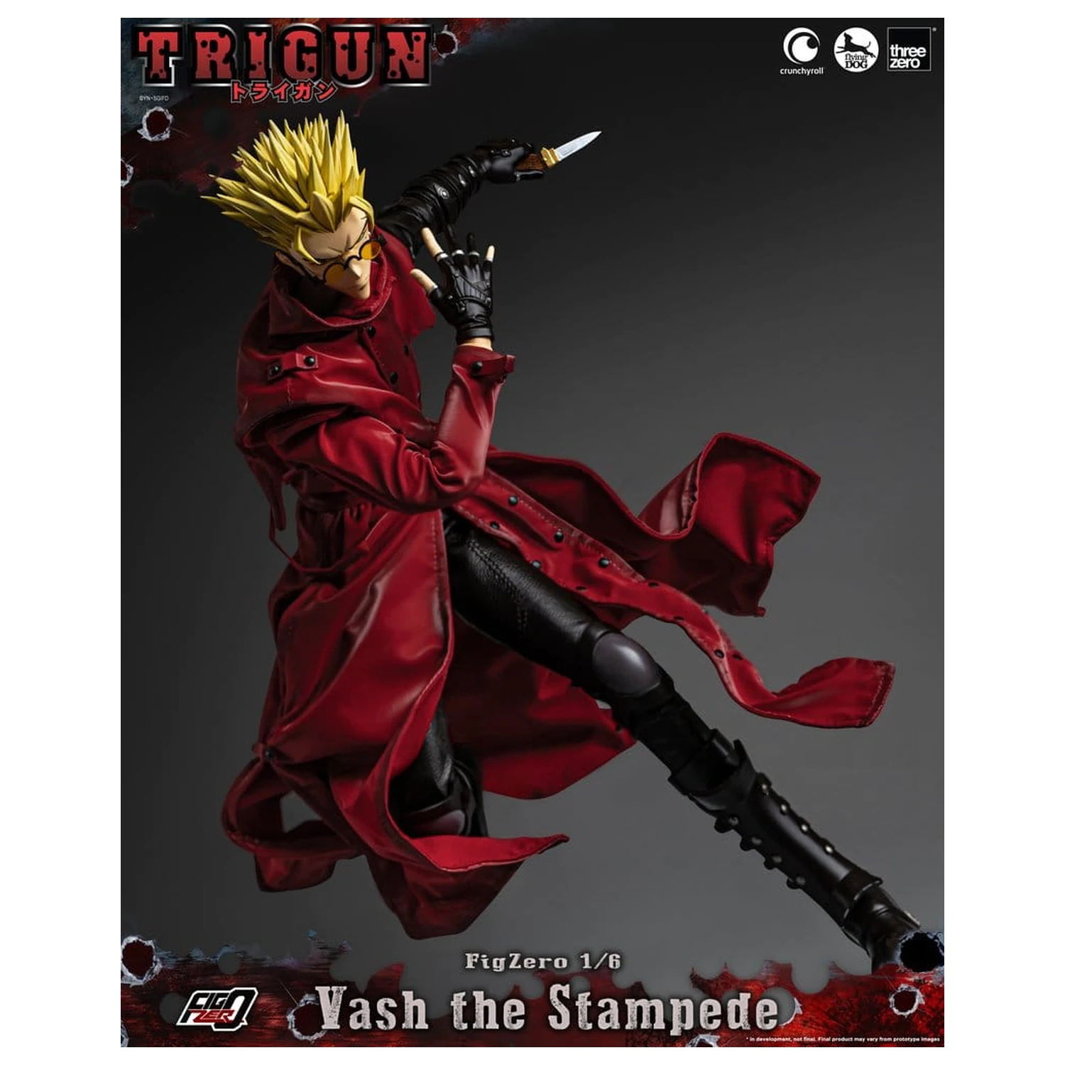 Trigun FigZero akcijska figura 1/6 Vash the Stampede 31 cm fotografija izdelka