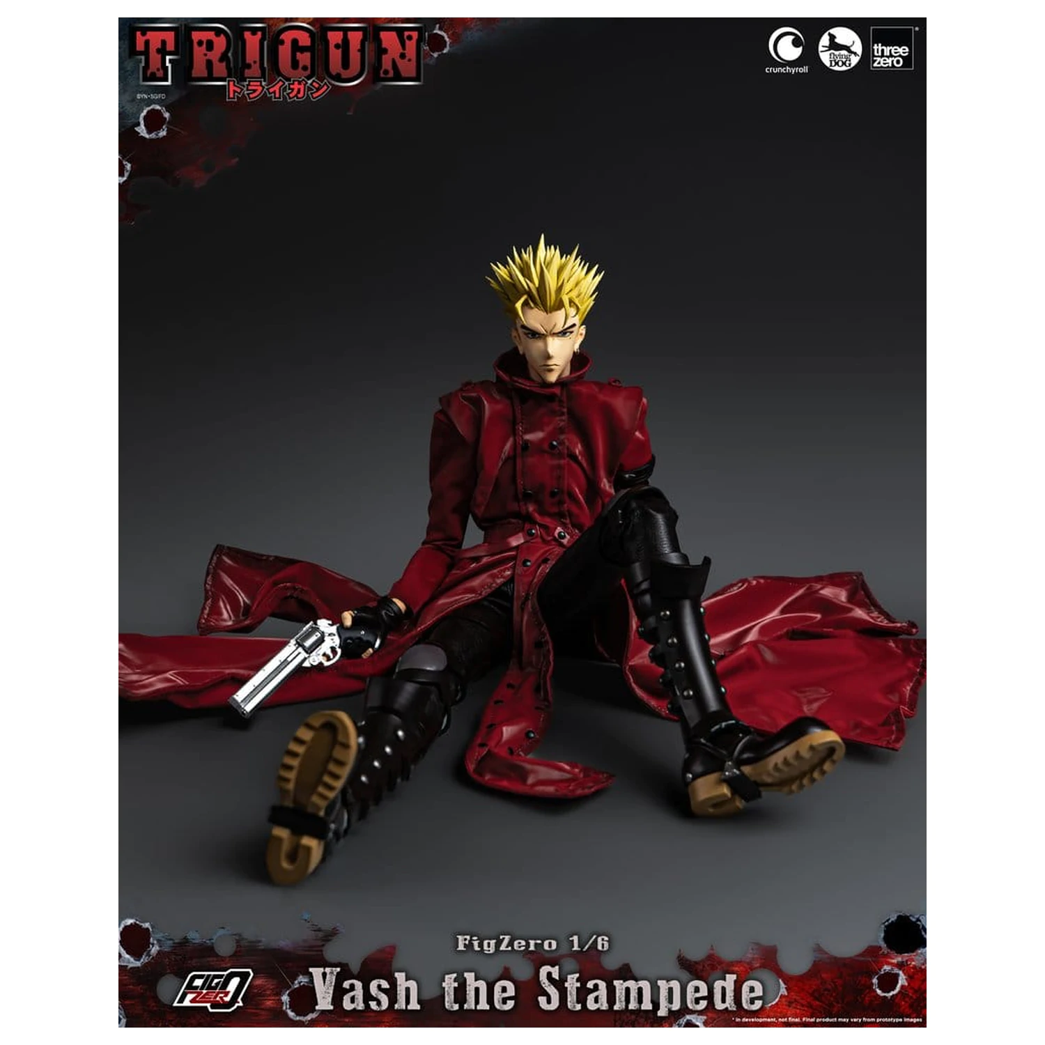 Trigun FigZero akcijska figura 1/6 Vash the Stampede 31 cm fotografija izdelka