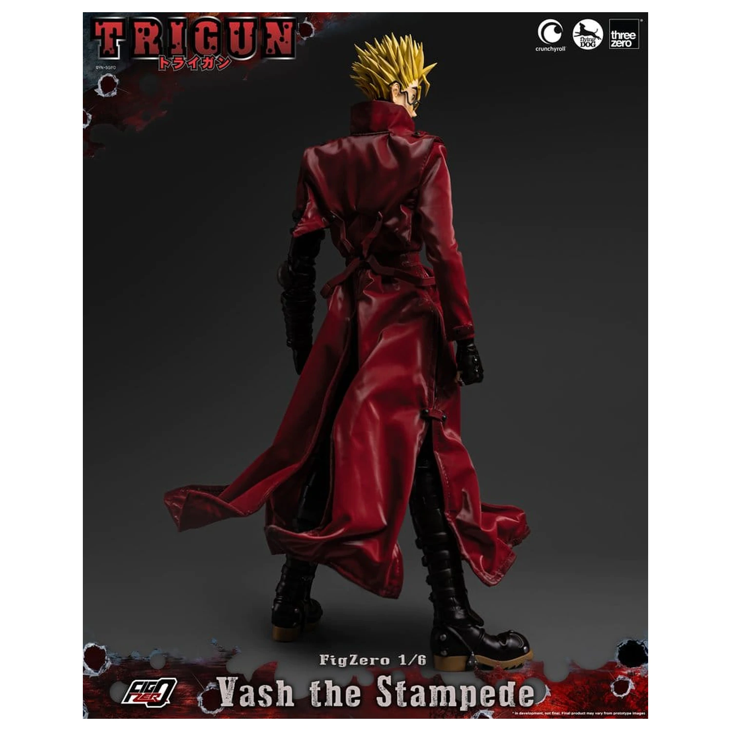 Trigun FigZero akcijska figura 1/6 Vash the Stampede 31 cm fotografija izdelka