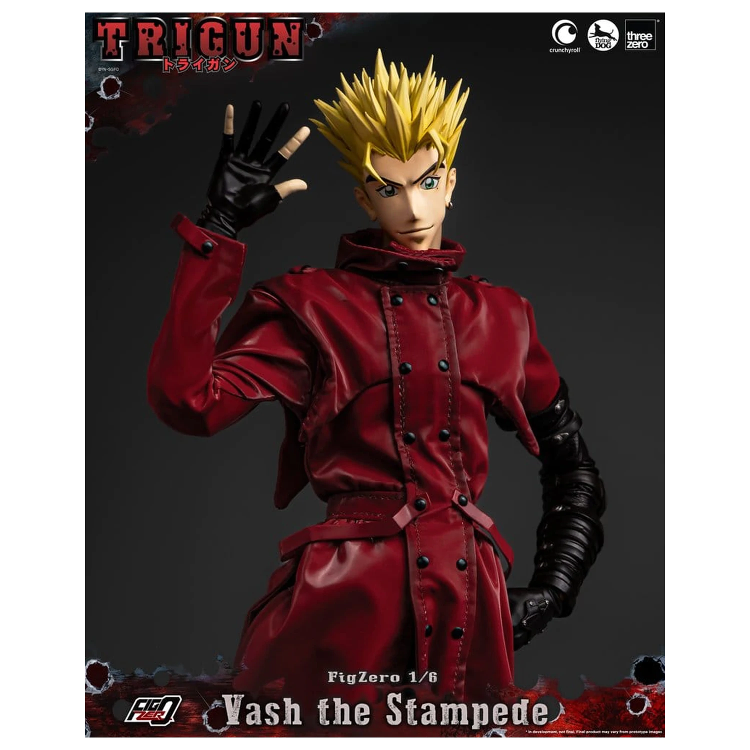 Trigun FigZero akcijska figura 1/6 Vash the Stampede 31 cm fotografija izdelka