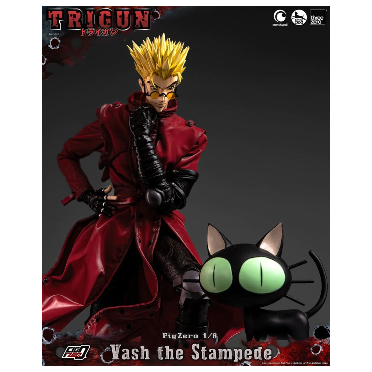 Trigun FigZero akcijska figura 1/6 Vash the Stampede 31 cm fotografija izdelka