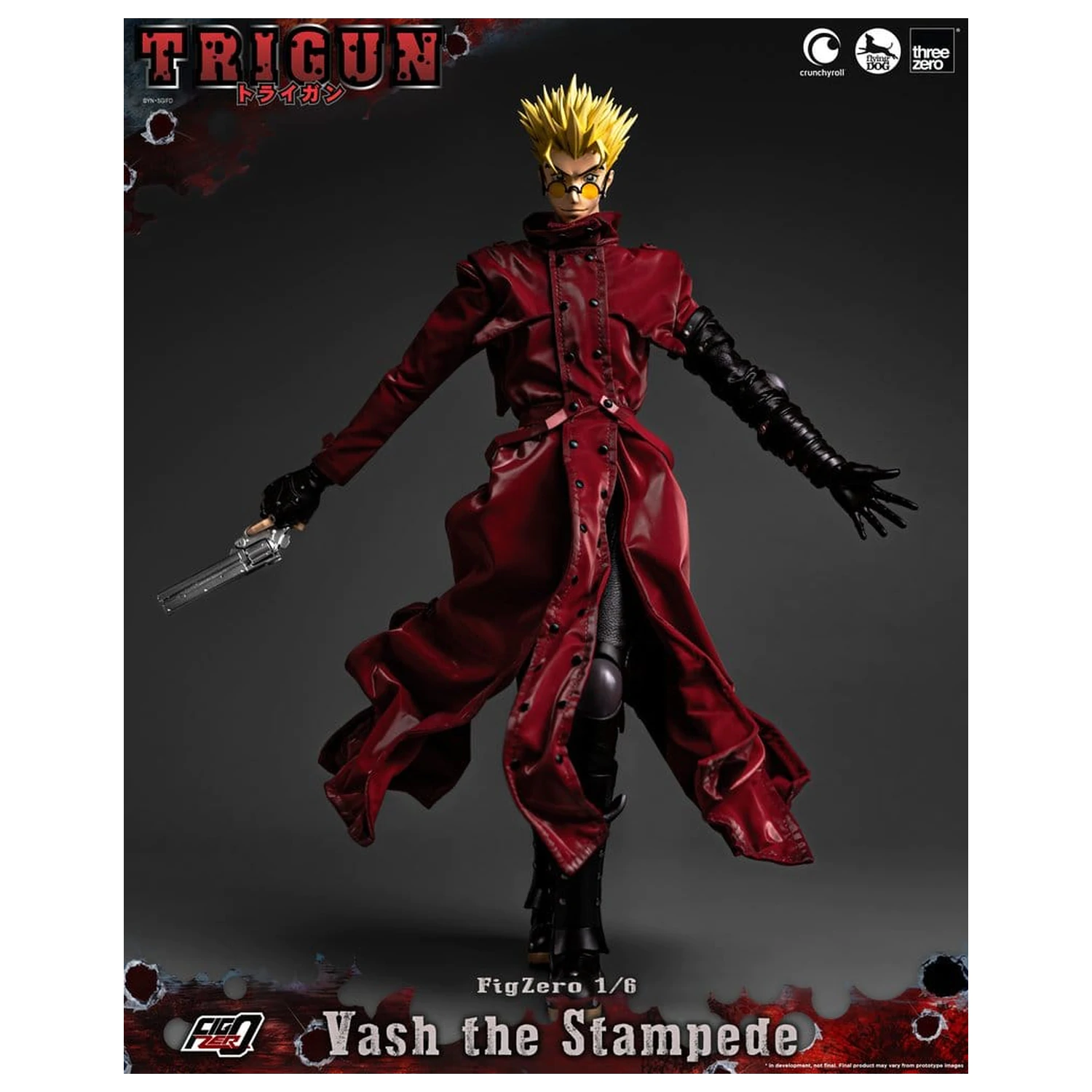 Trigun FigZero akcijska figura 1/6 Vash the Stampede 31 cm fotografija izdelka