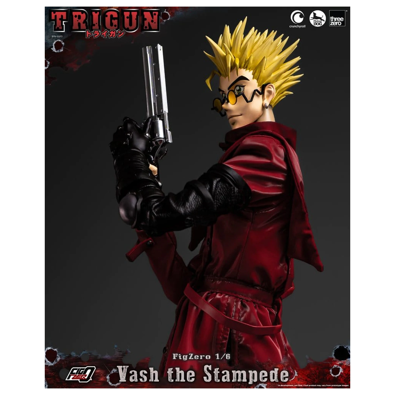 Trigun FigZero akcijska figura 1/6 Vash the Stampede 31 cm fotografija izdelka