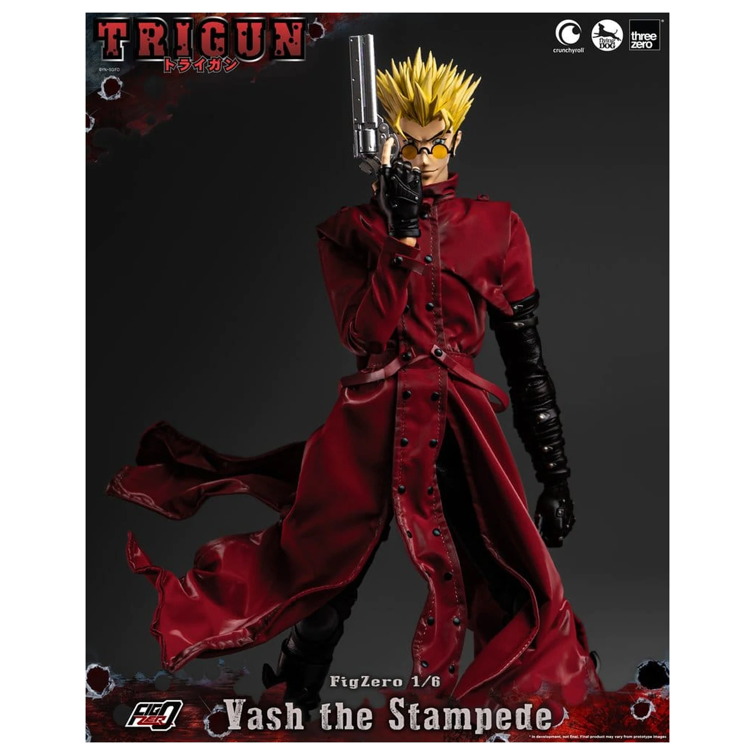 Trigun FigZero akcijska figura 1/6 Vash the Stampede 31 cm fotografija izdelka