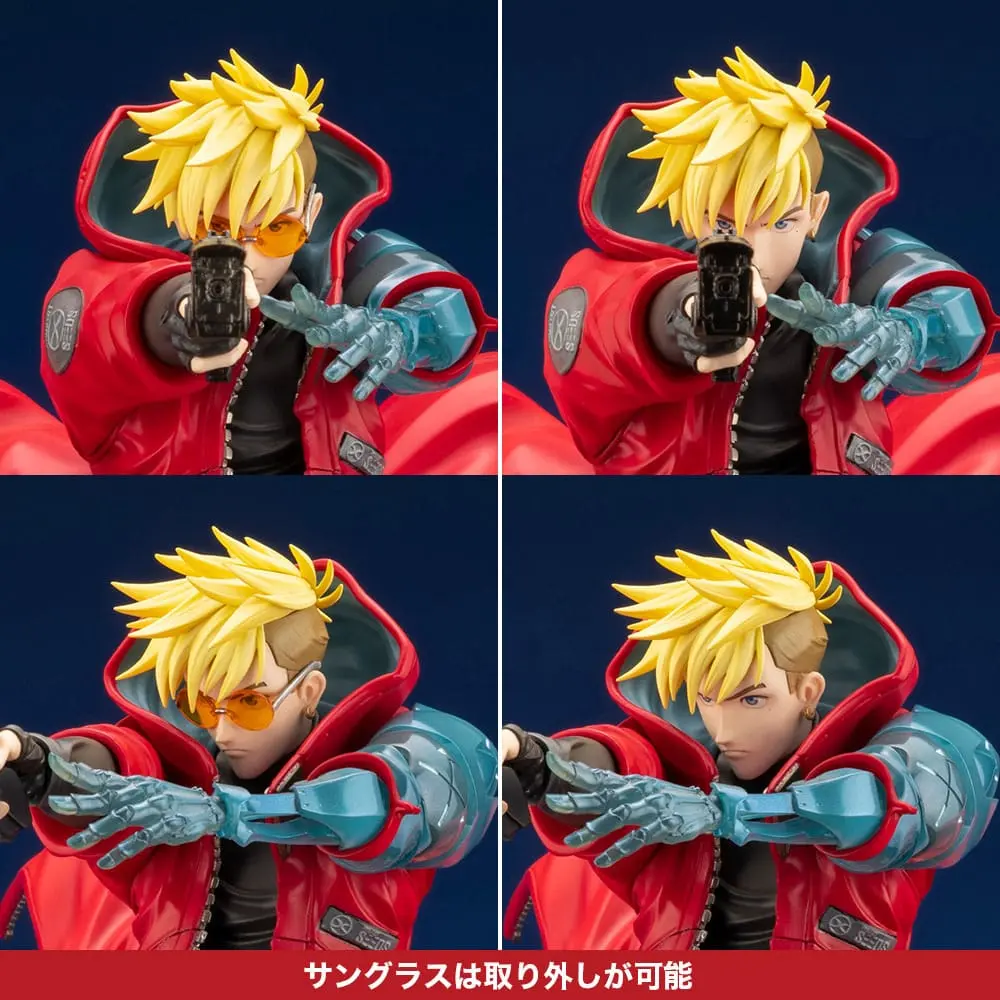 Trigun Stampede ARTFX J Kip 1/8 Vash The Stampede 22 cm fotografija izdelka