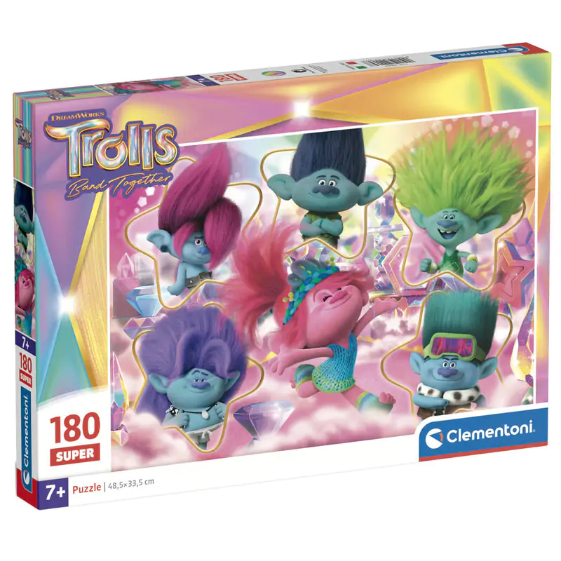 Trolls 3 super puzzle 180 kosov fotografija izdelka