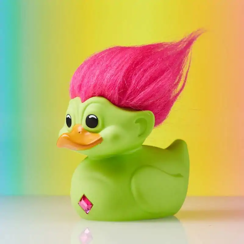 Trolls First Edition - Green Troll with Pink Hair Tubbz figurica fotografija izdelka