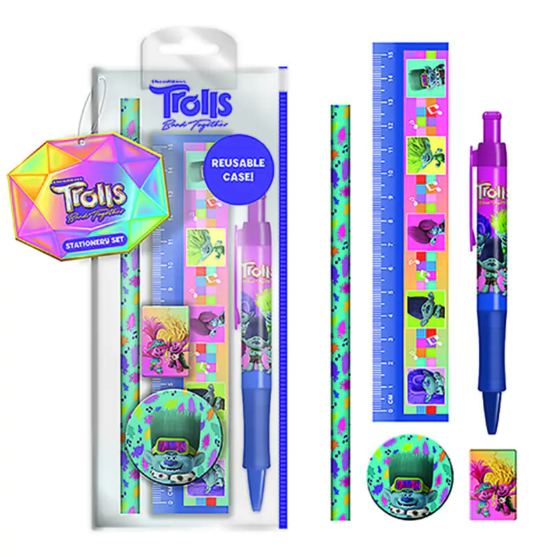 Trolls pisalni set fotografija izdelka