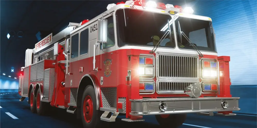 Fire Truck brisača za kopanje, brisača za plažo 70*140cm fotografija izdelka