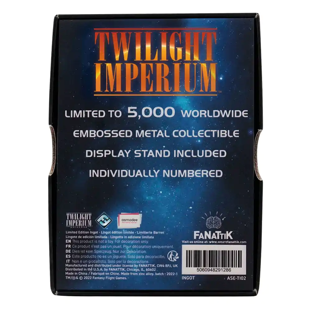 Twilight Imperium palica The Federation of Sol Limited Edition fotografija izdelka