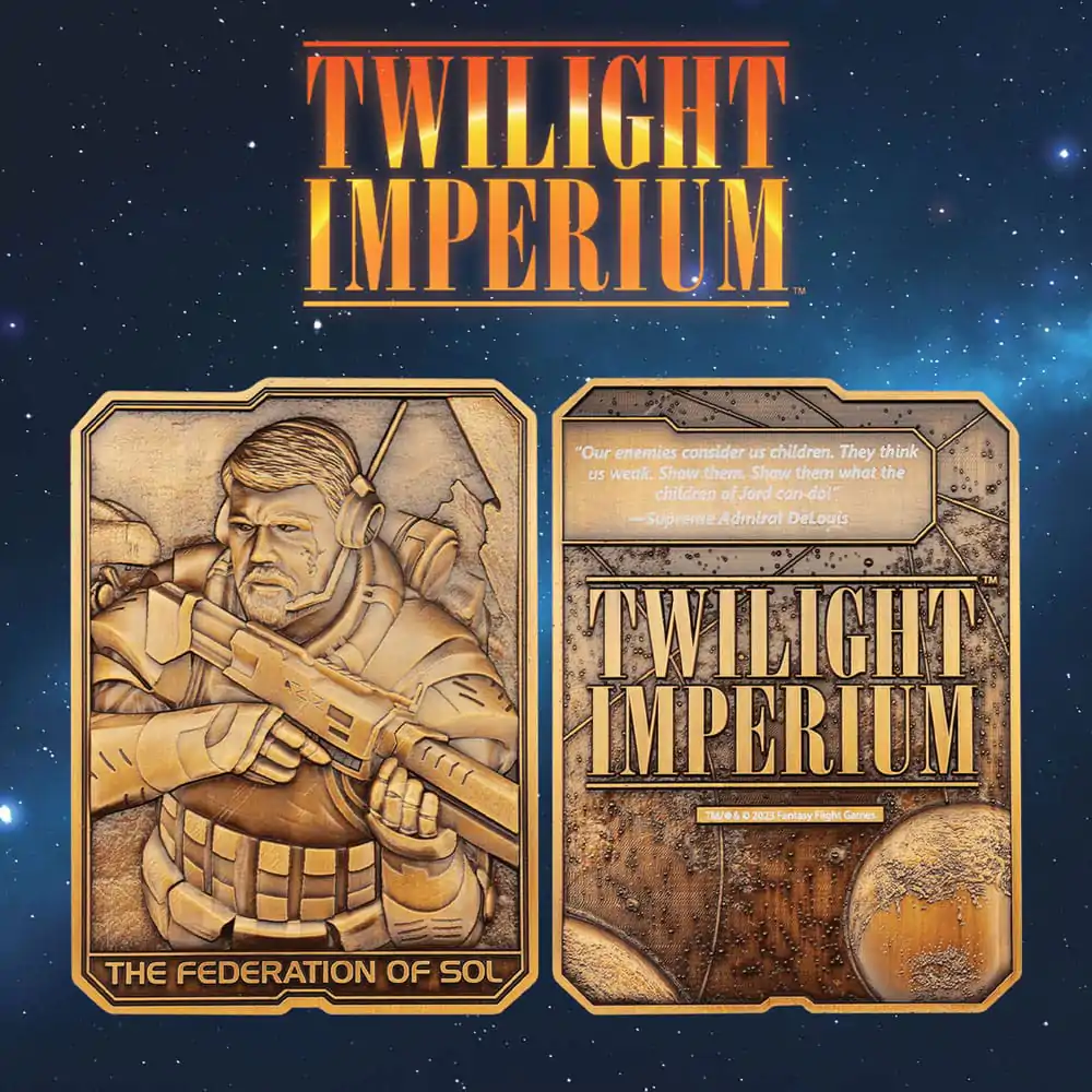 Twilight Imperium palica The Federation of Sol Limited Edition fotografija izdelka