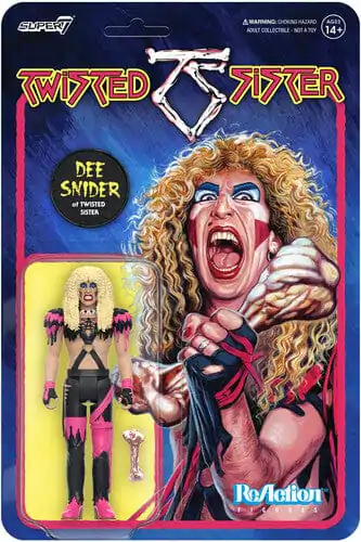 Twisted Sister ReAction akcijska figura Dee Snider 10 cm fotografija izdelka